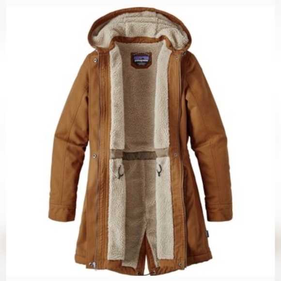 PATAGONIA Prairie Dawn Hooded Sherpa-Lined Parka Jacket - Picture 2 of 15